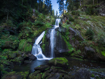 Waterfall in forest