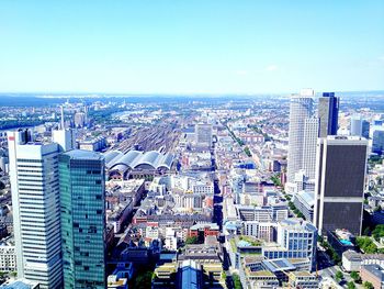 Aerial view of cityscape