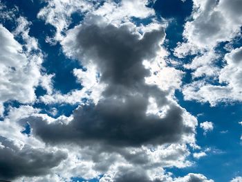 Low angle view of clouds in sky