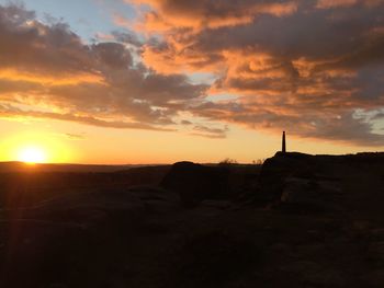 Scenic view of sunset sky