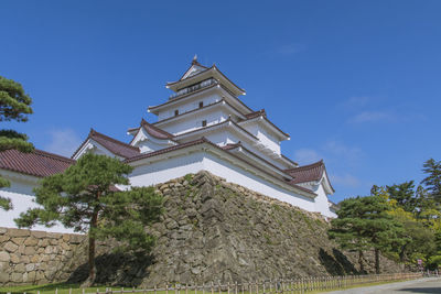 Low angle view of building against sky