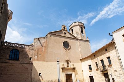 Low angle view of historic building against sky