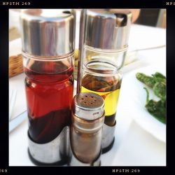 Close-up of food on table