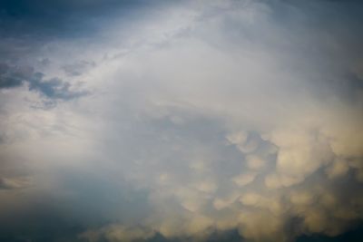 Low angle view of clouds in sky