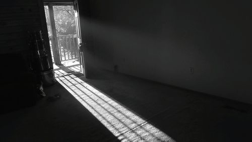 Empty corridor of building