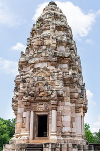 Low angle view of historical building against sky