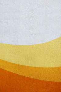 Detail shot of yellow wall