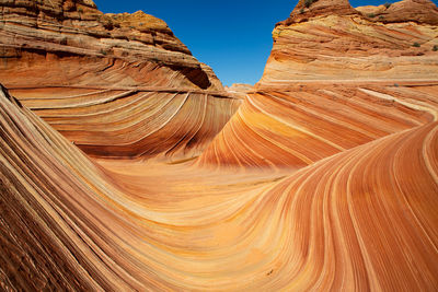 The wave sandstone formation 