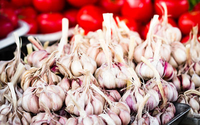 Close-up of vegetables for sale in market