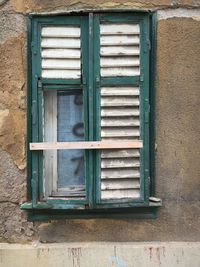 Close-up of cat on window