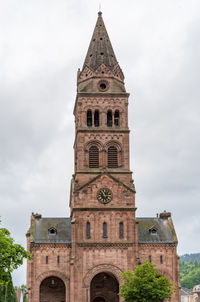 Low angle view of historic building against sky