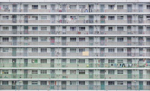 Full frame shot of apartment building