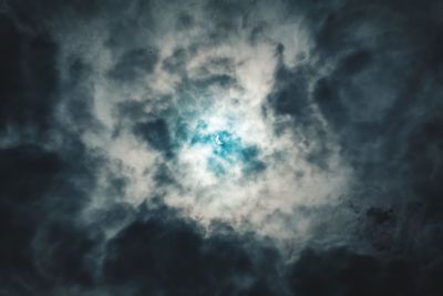 Low angle view of clouds in sky