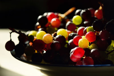 Close-up of fruits in bowl