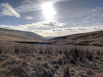 Landscape against sky