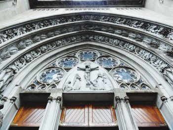 Low angle view of ornate building