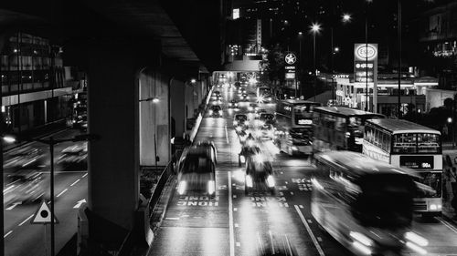 City street at night