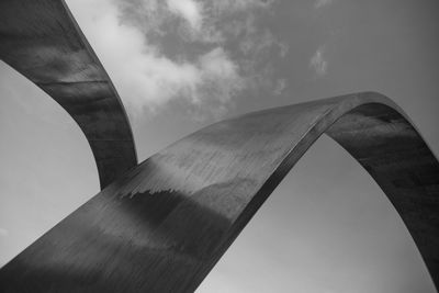 Low angle view of arch bridge