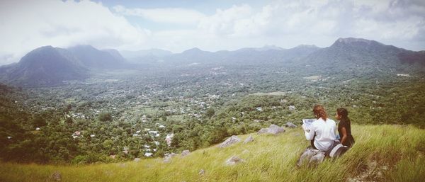 Scenic view of landscape against sky