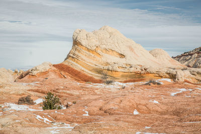 White pocket winter scene - vermilion cliffs, northern arizona