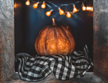 Close-up of pumpkin