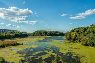 Scenic view of landscape against sky