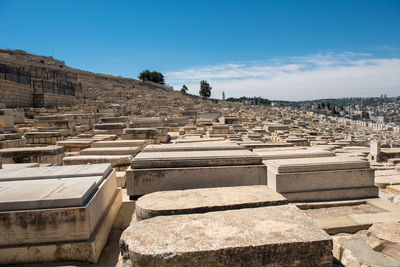 Mount of olives against sky