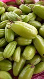 Full frame shot of vegetables for sale in market