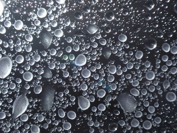 Full frame shot of water drops