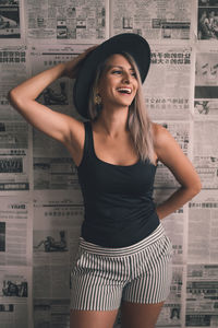 Portrait of a smiling young woman