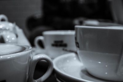 Close-up of coffee on table