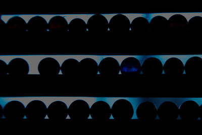 Silhouette people at music concert