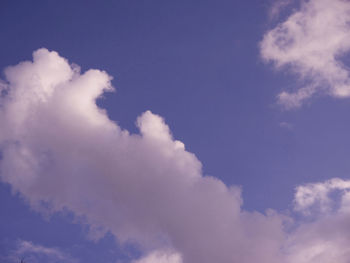 Low angle view of clouds in sky