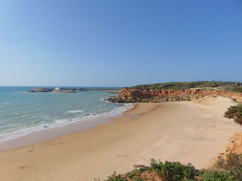 Scenic view of beach