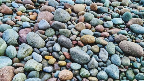 Full frame shot of stones