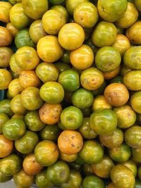 Full frame shot of fruits for sale at market stall