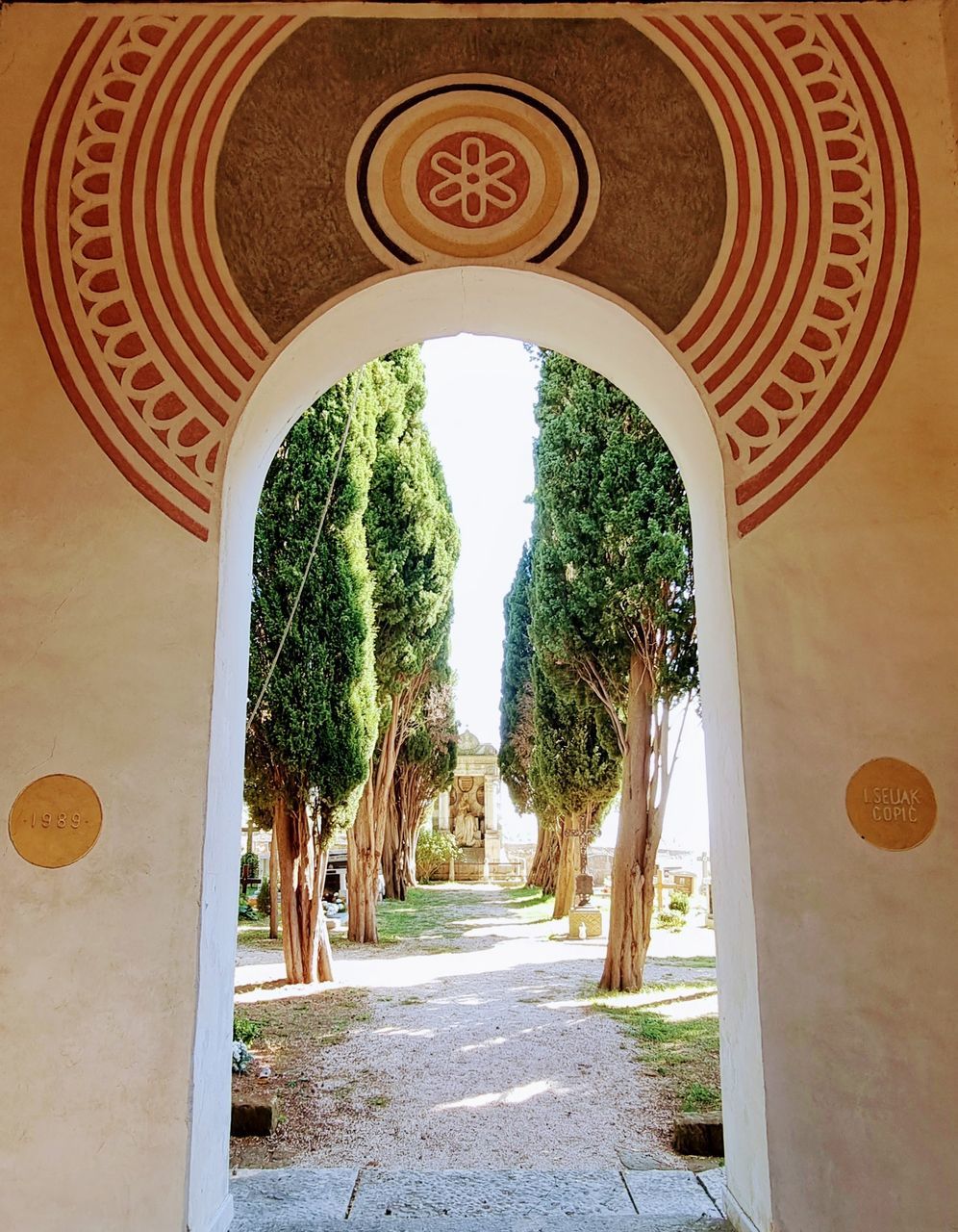 arch, architecture, built structure, plant, day, nature, estate, tree, the way forward, no people, outdoors, building, entrance, travel destinations, travel, history, the past, sunlight, religion, interior design, building exterior