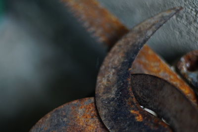 Close-up of rusty metal