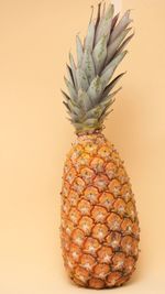 Close-up of fruit against white background