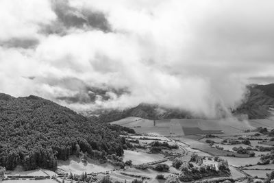 Panoramic view of landscape against sky