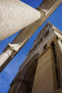 Low angle view of building against sky