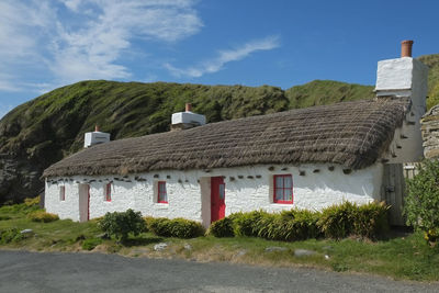 Houses against sky