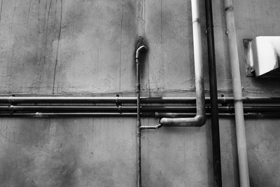 Close-up of metal pipe