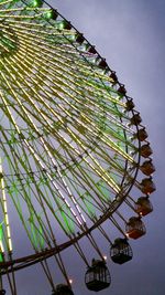 Low angle view of ferris wheel