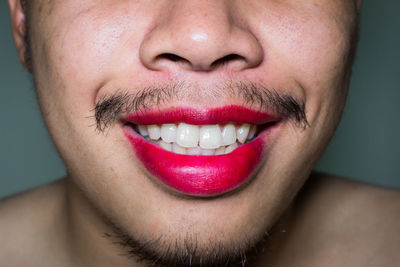 Close-up of smiling woman