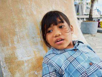 Portrait of smiling girl