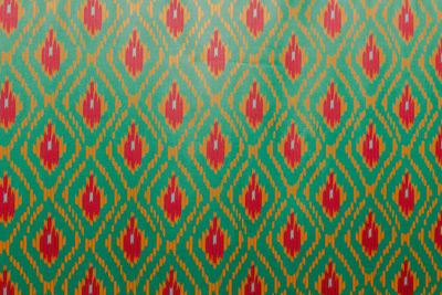 Full frame shot of multi colored pattern on wall