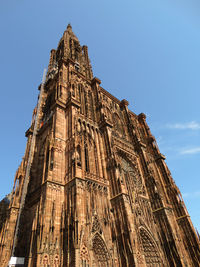 Low angle view of historical building against sky