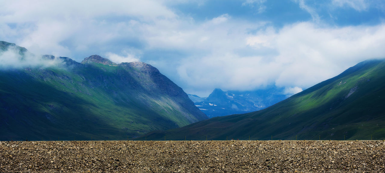 SCENIC VIEW OF MOUNTAINS