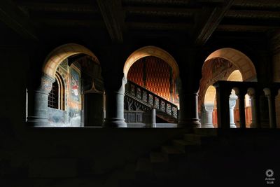 Interior of historic building